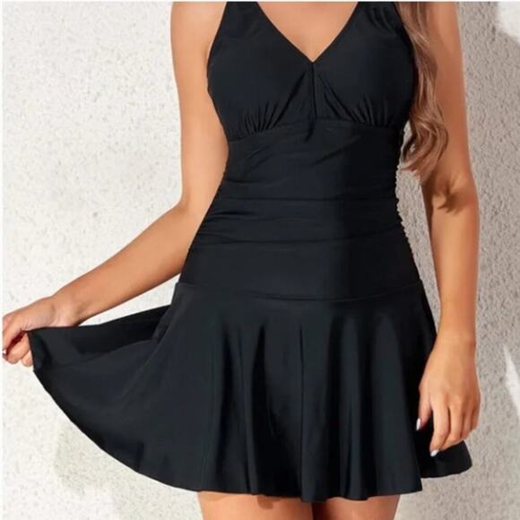 NWOT Summer Mae Tummy Control Once Piece Swimsuit Dress Size XL - Picture 2 of 9